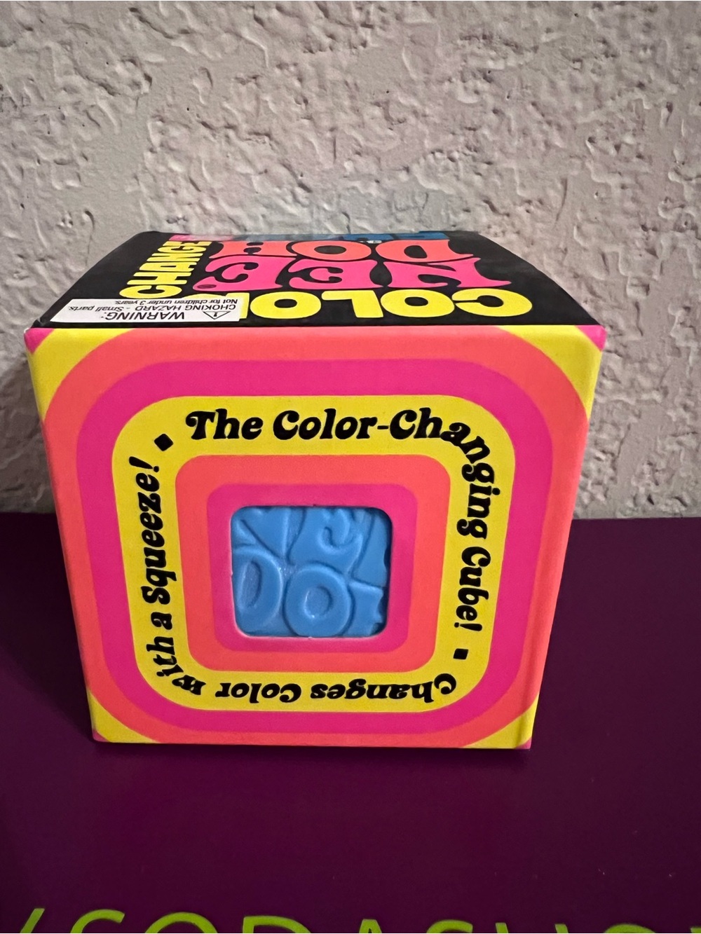 Authentic Needoh Color-Changing Cube - Blue💙💙💙